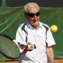Artin Elmayan practises with a tennis ball in Buenos Aires