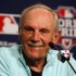 Detroit Tigers manager Jim Leyland talks with the media during a news conference at Comerica Park in Detroit,