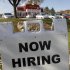 FILE- In this Wednesday, Nov 2, 2011, file photo, the Bob Evans restaurant in Solon, Ohio advertises job openings. The latest evidence that the economy is making steady gains emerges from a gauge of future economic activity, which increased in October at the fastest pace in eight months. A string of better-than-expected reports on the economy have some analysts revising up their forecasts for economic growth. But they caution that their brighter outlook remains under threat from Europe's financial crisis. (AP Photo/Amy Sancetta)
