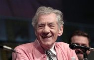 Cast member Ian McKellen smiles during a panel for the film "The Hobbit: An Unexpected Journey" during the Comic Con International convention in San Diego, California July 14, 2012. REUTERS/Mario Anzuoni