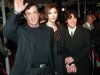 FILE - In this Dec. 5, 1996 file photo, Sylvester Stallone, left, star of the film "Daylight," arrives at the film's world premiere with his girlfriend Jennifer Flavin, center, and his son Sage Stallone, who co-stars in the film, in Hollywood district of Los Angeles. A publicist for Sylvester Stallone says the actor's son, Sage Stallone has died on Friday, July 13, 2012, at age 36. (AP Photo/Kevork Djansezian, File)