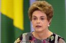 Brazilian President Dilma Rousseff delivers a speech in Brasilia on March 23, 2016
