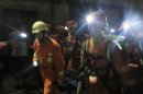 Rescuers had pulled 107 people out of the mine by Thursday evening