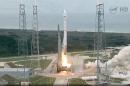 This November 18, 2013 video image provided by NASA TV shows the United Launch Alliance Atlas V rocket with NASA's Mars Atmosphere and Volatile Evolution (MAVEN) spacecraft onboard as it launches in Cape Canaveral, Florida