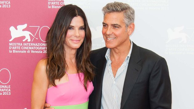 Sandra Bullock and George Clooney 