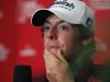 Rory McIlroy, of Northern Ireland, speaks during a news conference to discuss the Tour Championship golf tournament in Atlanta on Wednesday, Sept. 19, 2012. The tournament begins Thursday.  (AP Photo/John Bazemore)