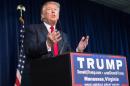 Republican presidential frontrunner Donald Trump addresses a campaign rally in Manassas, Virginia, on December 2, 2015