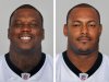 FILE - From left are NFL football players Jonathan Vilma, in 2011; Anthony Hargrove, in 2010; Will Smith, in 2011; and Scott Fujita, in 2011. New Orleans Saints linebacker Jonathan Vilma was suspended without pay for the entire 2012 season by the NFL, one of four players punished Wednesday, May 2, 2012, for participating in the team's cash-for-hits bounty system. Defensive lineman Anthony Hargrove, now with the Green Bay Packers, was suspended for the first half of this season; Saints defensive end Will Smith was barred for the opening four games; and linebacker Scott Fujita, now with the Cleveland Browns, will miss the first three games. All of the suspensions are without pay. (AP Photo/File)