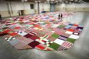 See the World's Biggest Stocking Hand Stitched for a Good Cause