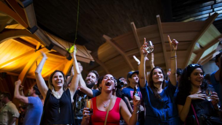 Soccer Fans Gather To Watch US Play Portugal In World Cup Match