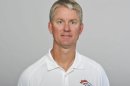 FILE - This is a 2012 file photo showing Mike McCoy of the Denver Broncos NFL football team. A person with knowledge of the situation says McCoy is working on a contract to become head coach of the division rival San Diego Chargers. The person spoke with The Associated Press on Tuesday, Jan. 15, 2013, on condition of anonymity because a deal hasn't been completed. (AP Photo/File)