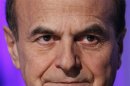 Il leader del partito democratico Pier Luigi Bersani