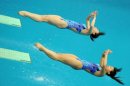 Wu Minxia will team with He Zi, to bid for a third straight synchronised three-metre springboard Olympic crown on Sunday