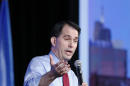 Wisconsin Gov.Scott Walker, a likely presidential candidate, speaks at the Southern Republican Leadership Conference in Oklahoma City, on Thursday, May 21, 2015. (AP Photo/Alonzo Adams)