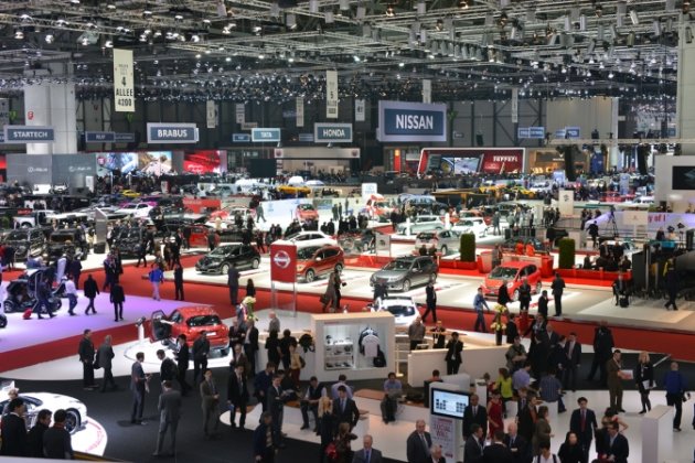 The world's best supercars and luxury models were on display at this year's Geneva Motor Show (Russell Bray)