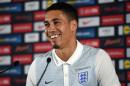 England's defender Chris Smalling attends a press conference in Chantilly, France on June 8, 2016, two days prior to the beginning of the Euro 2016 football tournament