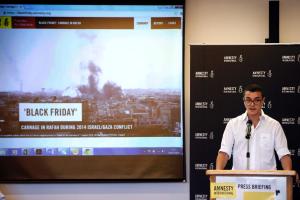 Amnesty International researcher Saleh Hijazi talks &hellip;