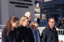 Kerry Kennedy, second from left, walks with her mother, Ethel Kennedy, third from left, as she leaves the Westchester County Courthouse, Friday, Feb. 28, 2014 in White Plains, N.Y. Kerry Kennedy was acquitted Friday of driving while impaired. after she accidentally took a sleeping pill on July 13, 2012 and then sideswiped a truck in a wild highway drive she said she didn't remember. The trial centered on whether or not she realized she was impaired and should have stopped. (AP Photo/Jim Fitzgerald)