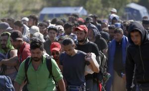 Migrants walk into Serbia over the border with Macedonia&nbsp;&hellip;