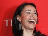 Television personality Ann Curry arrives at the Time 100 Gala in New York