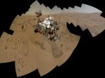 Curiosity rover explores Mars