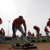 The United States team prepares to take batting practice before exhibition baseball game Tuesday, March 5, 2013, in Glendale, Ariz. The game is the first of two exhibitions the team will play leading up the the start of the World Baseball Classic. (AP Photo/Mark Duncan)