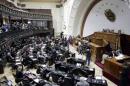 A general view of Venezuela's National Assembly during a session in Caracas