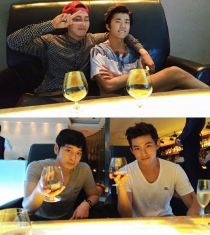 任瑟雍休假 和2PM成員們的「紅酒派對」
