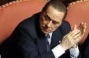 People of Freedom (PDL) party member and former Prime Minister Berlusconi attends the Upper house of the parliament in Rome