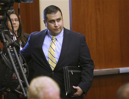 George Zimmerman arrives for his trial in Seminole circuit court in Sanford