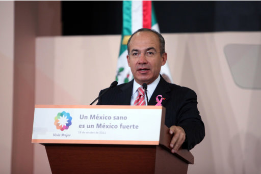 MÉXICO, D.F.-President/Presidente-Calderón.