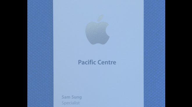 The most hilariously named ex-Apple employee is auctioning off his old business card