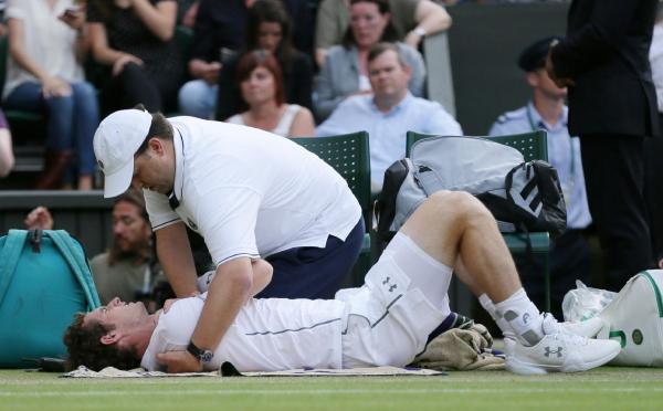 The Latest: Murray calls for shorter medical timeouts