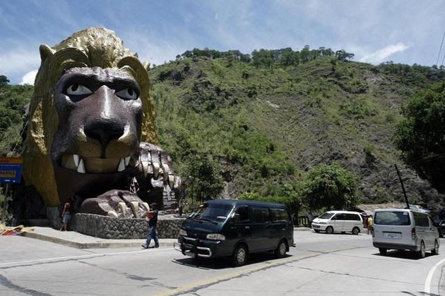 Lion's Head, Kennon Road, Baguio City. (Voltaire Domingo/NPPA Images)