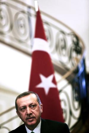 Turkish Prime Minister Recep Tayyip Erdogan speaks …