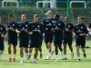All eyes on the players as the England squad attends a training session in Krakow on June 8