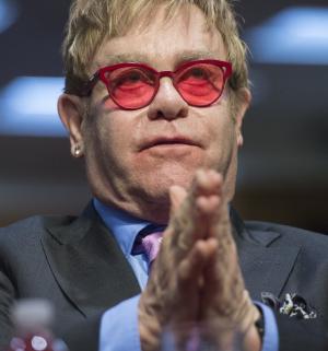 Singer Elton John, founder of the Elton John AIDS Foundation,&nbsp;&hellip;