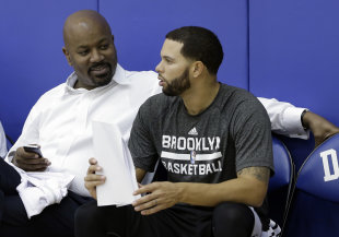 Billy King's trades for big-name players like Deron Williams never made the Nets a title contender. (AP)