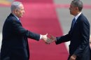 President Obama and Israeli Prime Minister Benjamin Netanyahu play nice on the red carpet.