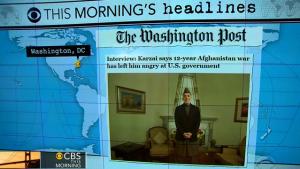 Headlines: Afghan President Karzai says war has left&nbsp;&hellip;