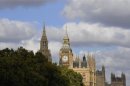 The Palace of Westminster is seen in London