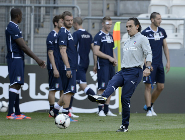   Italy Head Coach Cesare Prandelli Getty Images