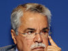 Saudi Arabia's Minister of Petroleum and Mineral Resources Ali Ibrahim Naimi listens to a speech during a seminar of the Organization of the Petroleum Exporting Countries (OPEC), at Vienna's Hofburg palace, Austria, Wednesday, June 13, 2012. OPEC is holding its quarterly meeting Thursday against a backdrop of a 24 percent crude price decline over the last month or so. Some of the group's 12 members, such as Iran and Venezuela, will likely call on the cartel to cut output in a bid to boost prices. (AP Photo/Ronald Zak)