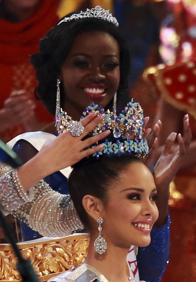 Miss Philippines Megan Young is crowned Miss World 2013 in Nusa Dua