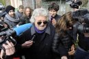 Il leader del Movimento5stelle Beppe Grillo