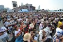 Ukulele players perform in Japan to set a new Guinness world record for the largest ensemble by the Hawaiian guitar