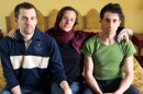 Americans Shane Bauer (left), Sarah Shourd (center), and Josh Fattal (right) were held in Iran's Evin Prison.