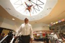 Jose de Jesus Legaspie, head of the Legaspie Company, is seen inside the Panorama City mall, which he owns in Los Angeles