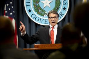 Gov. Rick Perry makes a statement in Austin, Texas&nbsp;&hellip;