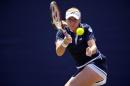 BritainÂ''s Elena Baltacha in action in Eastbourne, southern England, on June 19, 2013